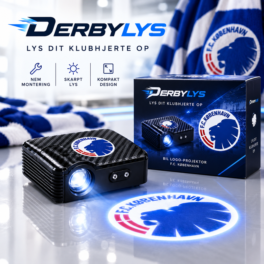 DerbyLys™ Bil Logo-projektor