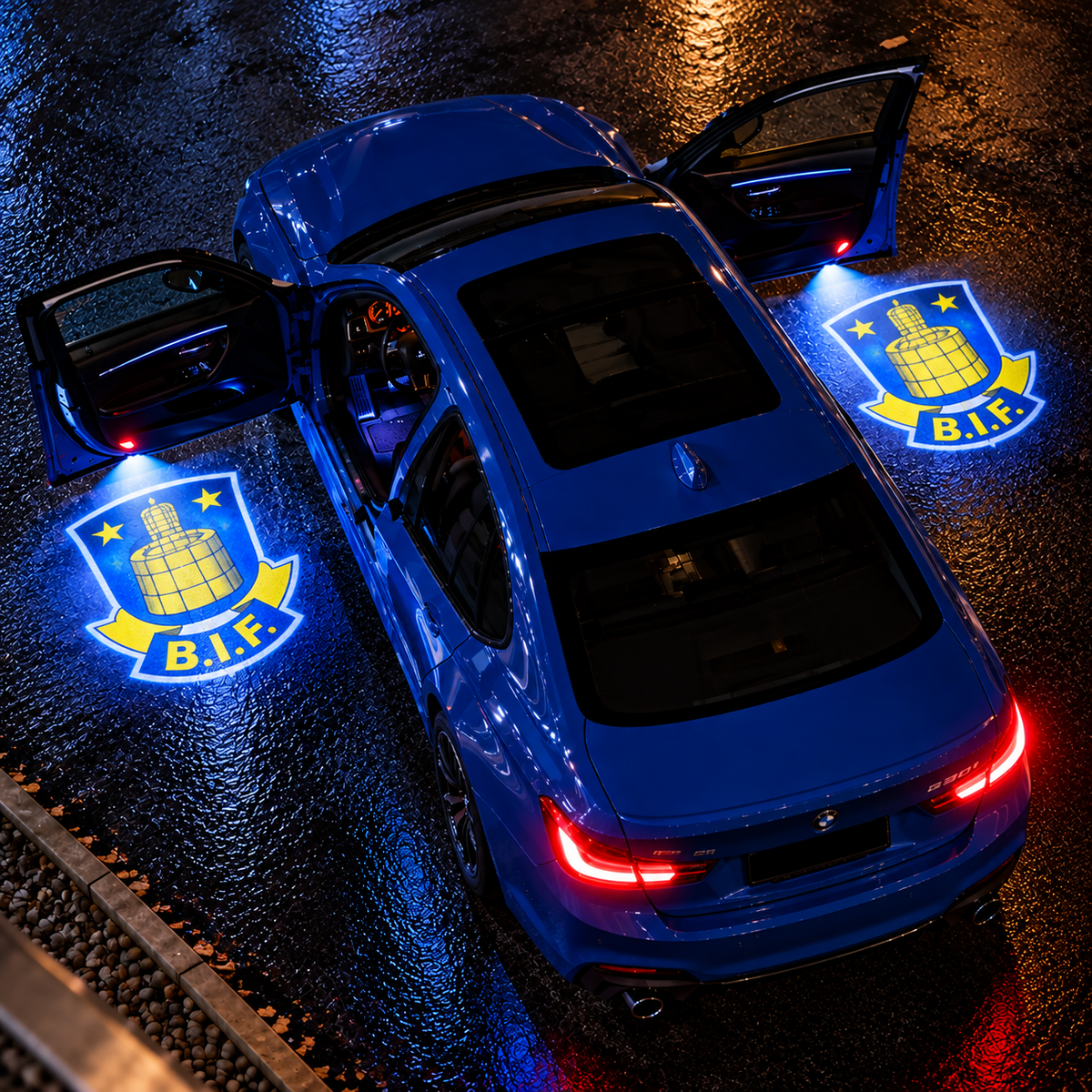 DerbyLys™ Bil Logo-projektor